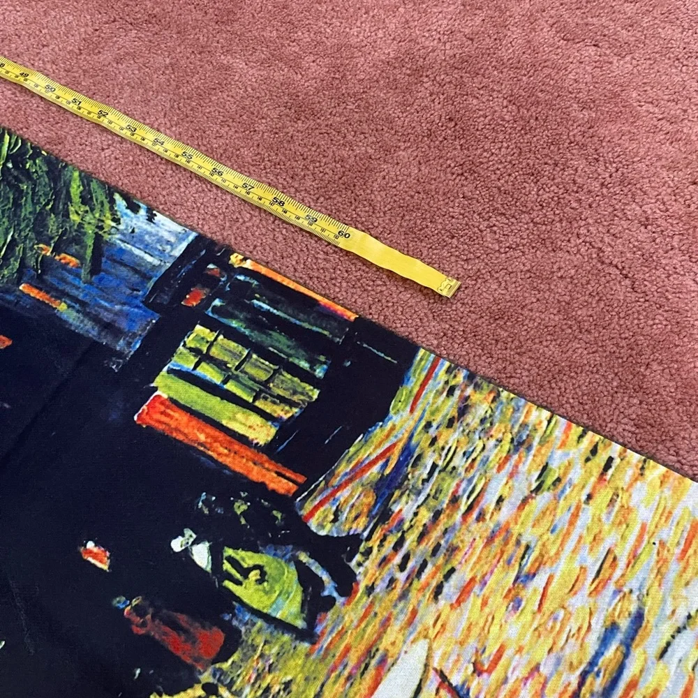 Starry Night Café scarf /shawl NWOT/double sided